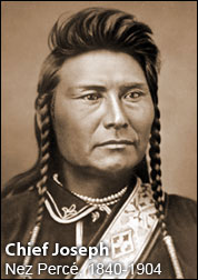 CHIEF JOSEPH Nez Perce Native American Indian Famous Quotes