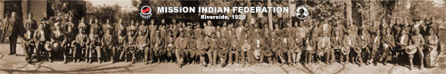 MISSION INDIAN FEDERATION POSTER