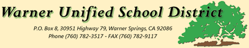 WARNER UNIFIED SCHOOL DISTRICT BOARD