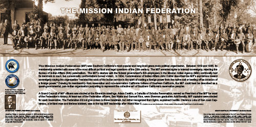 MISSION INDIAN FEDERATION POSTER