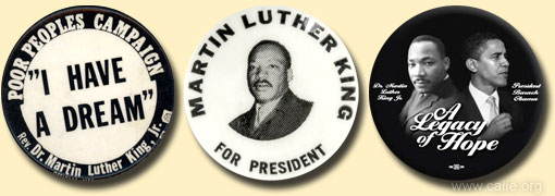REV. MARTIN LUTHER KING PINS