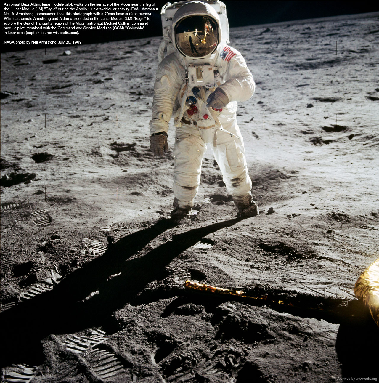 HIGH RESOLUTION FIRST MAN ON MOON Pictures Loading...