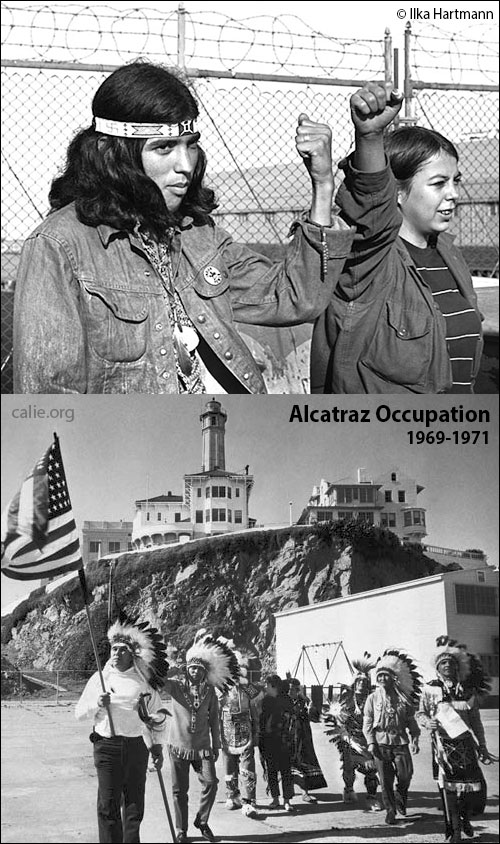 NATIVE AMERICAN INDIAN PROTESTERS